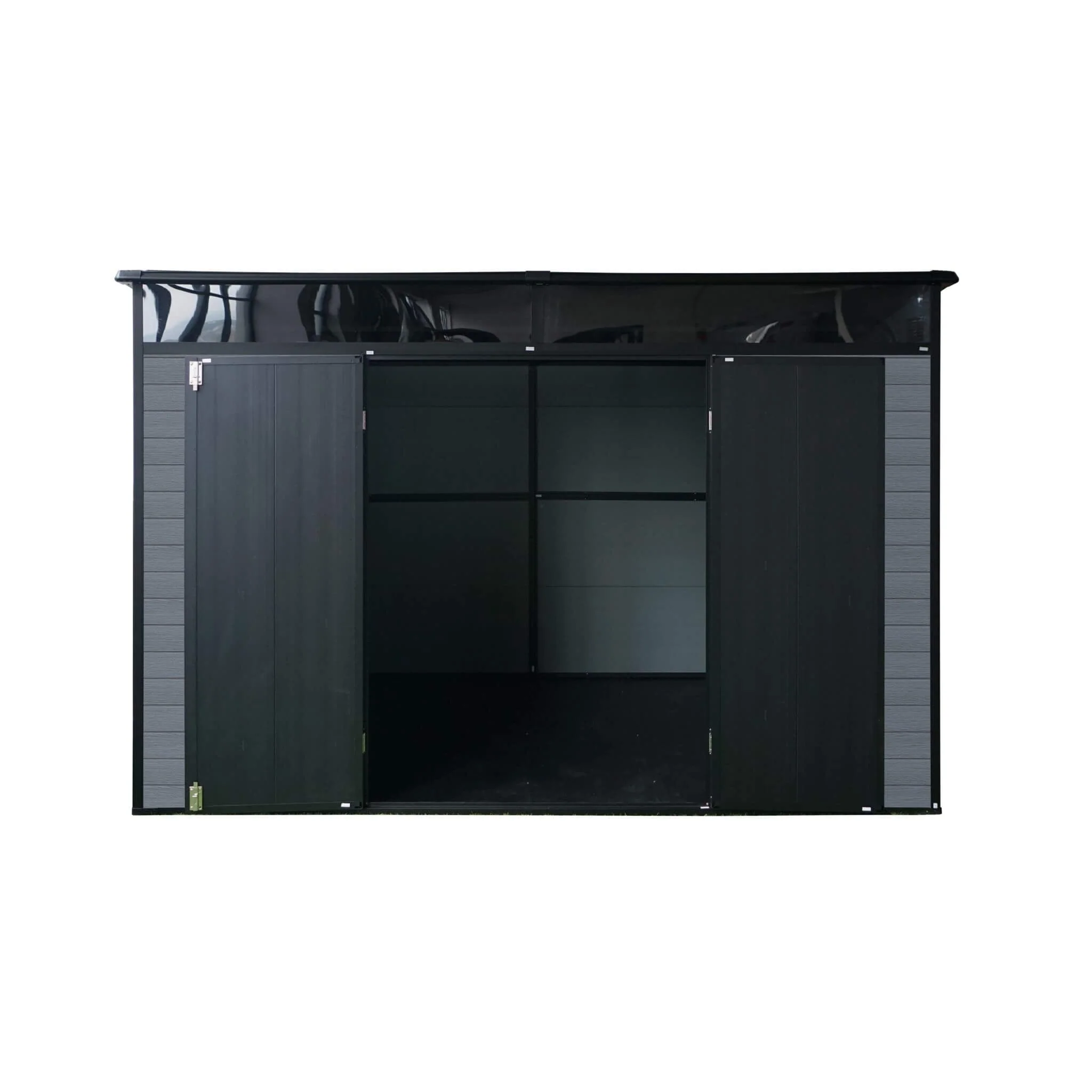 [07X10FT] Outdoor Resin Garden Shed With Floor, Window, And Lockable Door (SAK25987) - Image 4