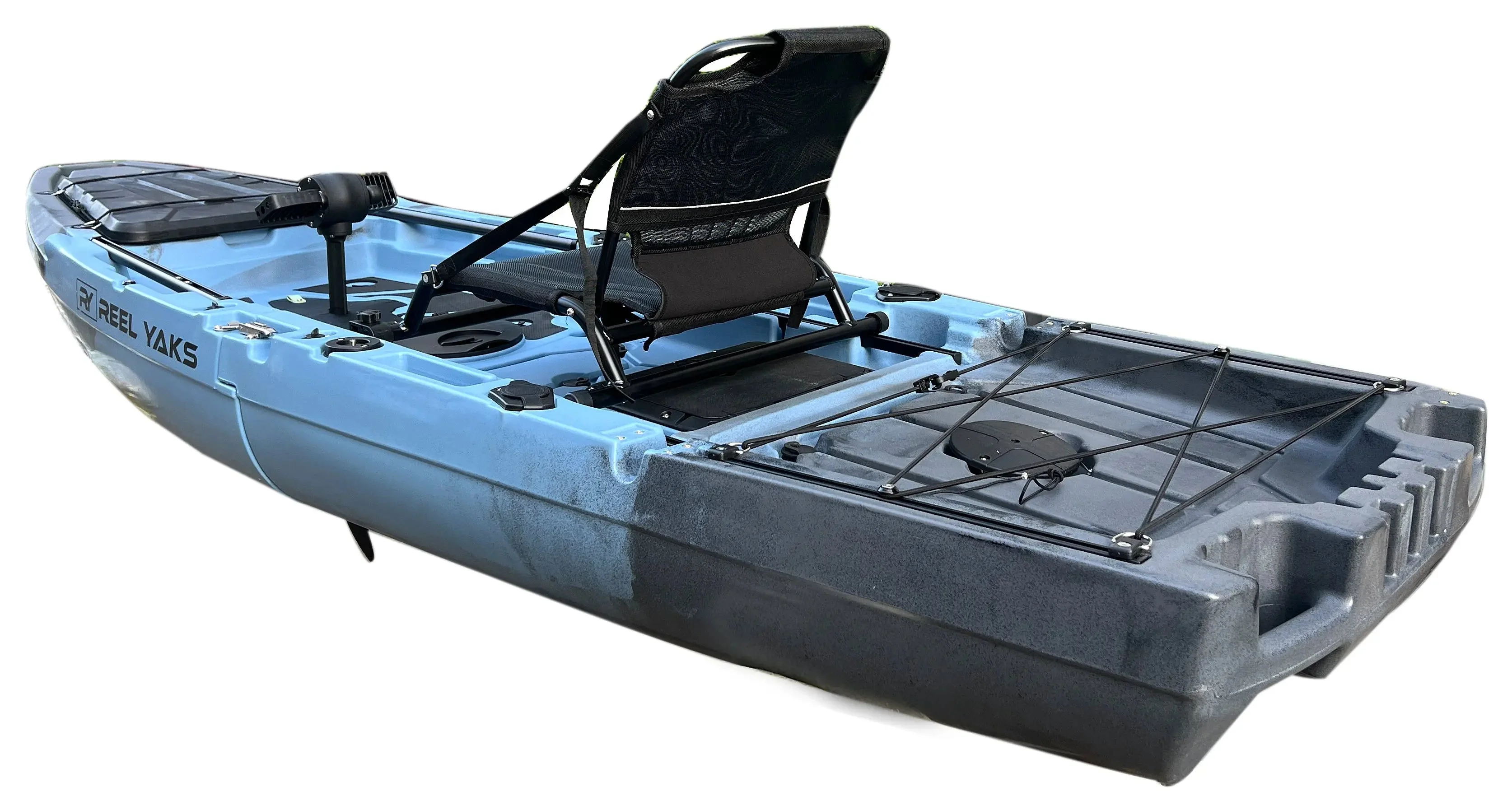 10ft Recon Modular Prop Drive Pedal Fishing Kayak | 430lbs Capacity | 2 Piece - Image 5