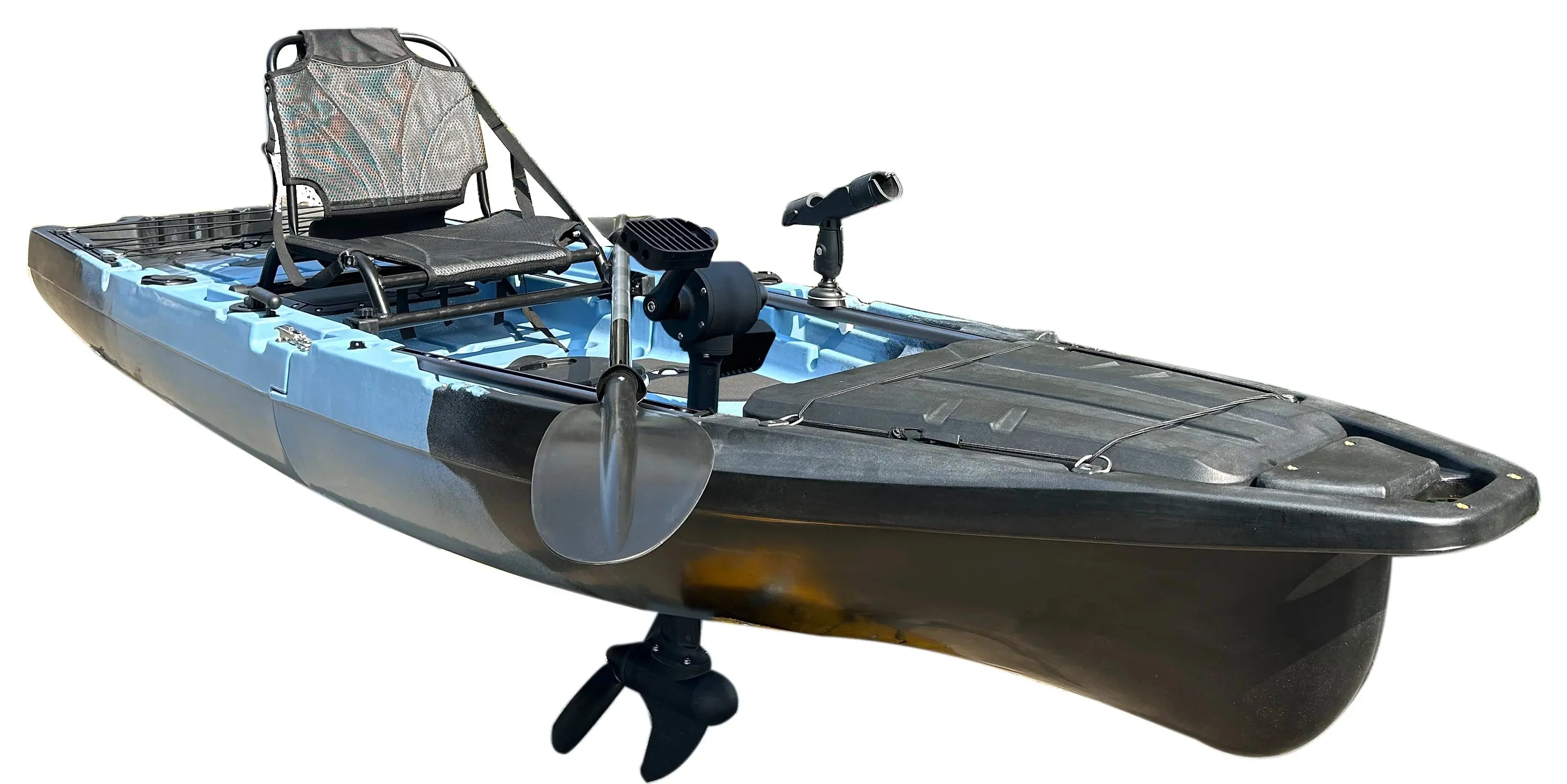 10ft Recon Modular Prop Drive Pedal Fishing Kayak | 430lbs Capacity | 2 Piece - Image 6