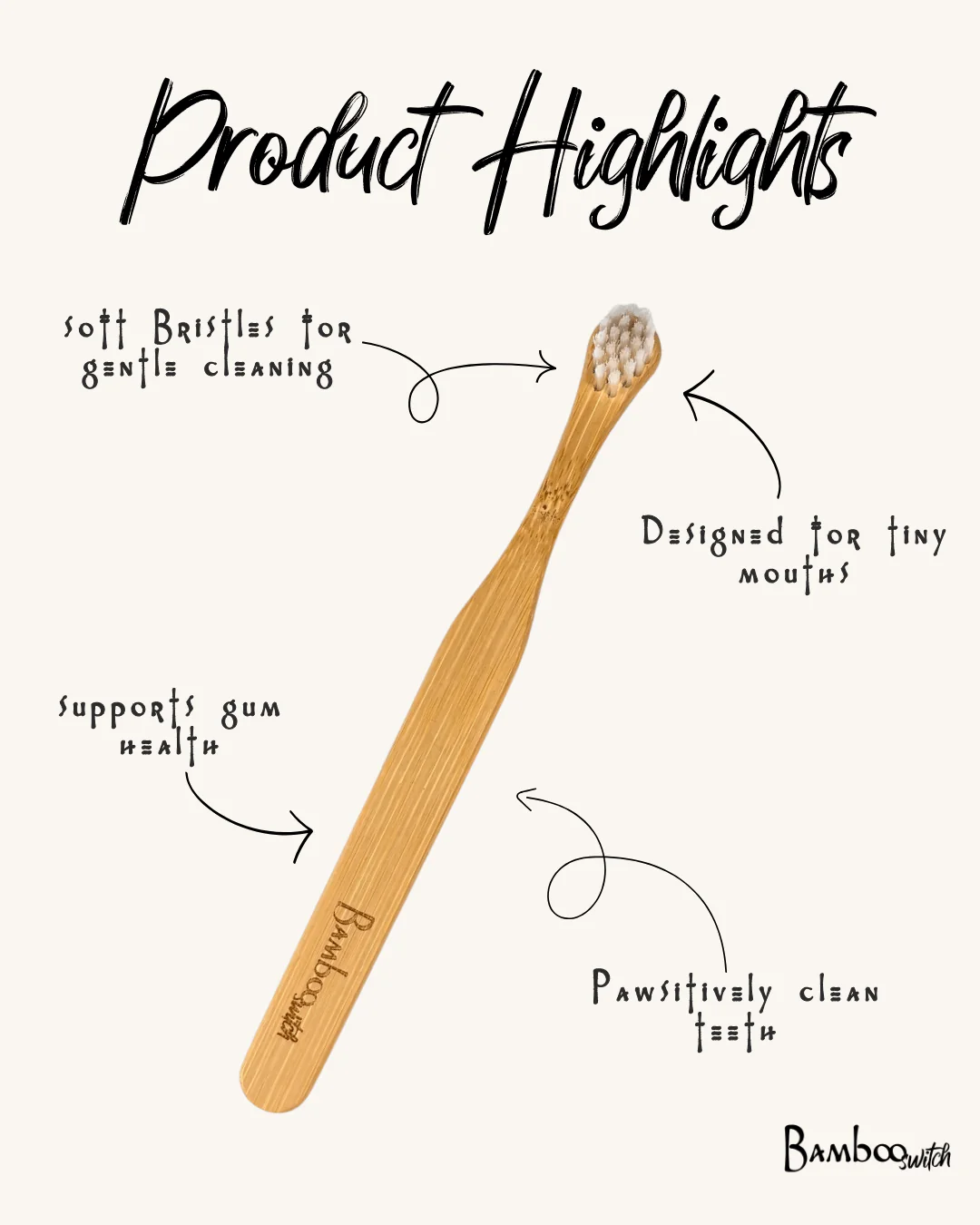 Bamboo Cat Toothbrush - Image 4