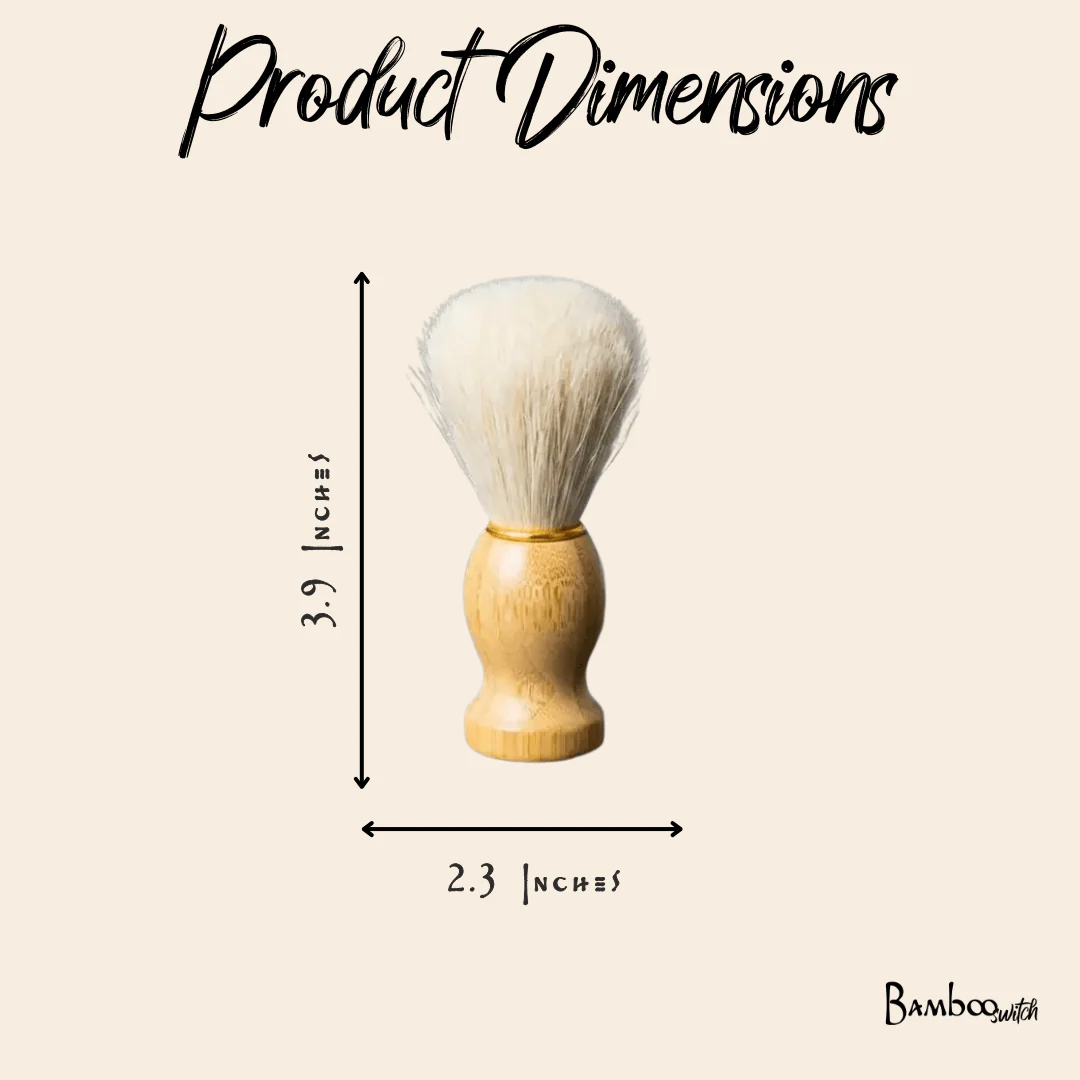 Bamboo Shaving Bowl & Brush Set - Image 6