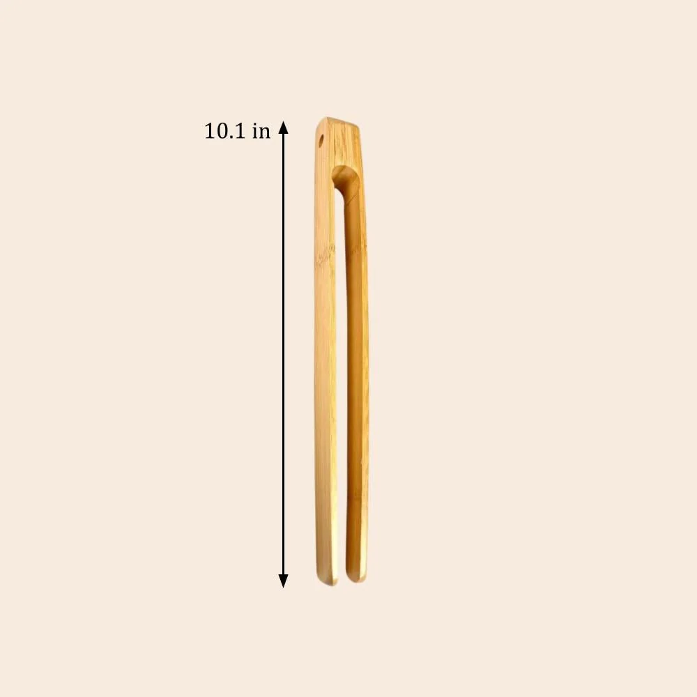 Bamboo Tongs 8" - Image 3